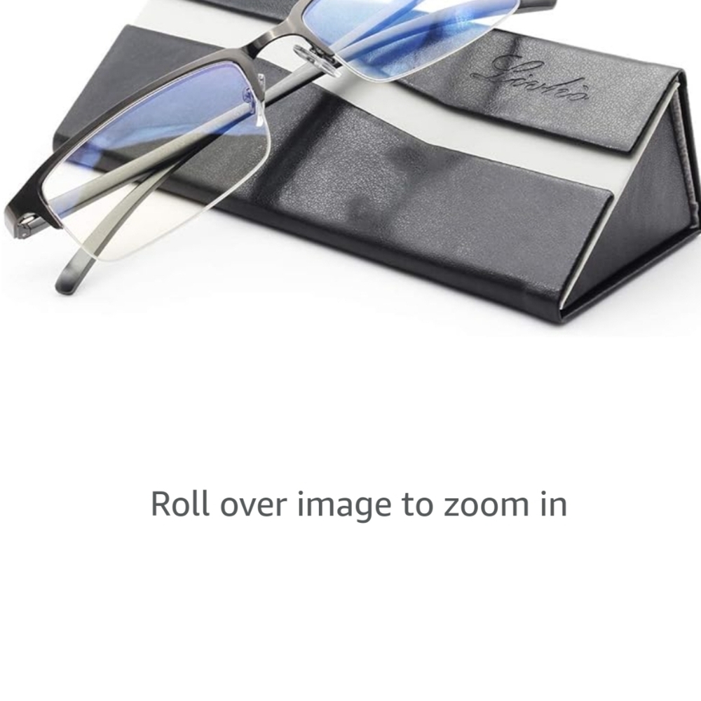 Blue light blocking computer glasses anti eyestrain UV protection (348)